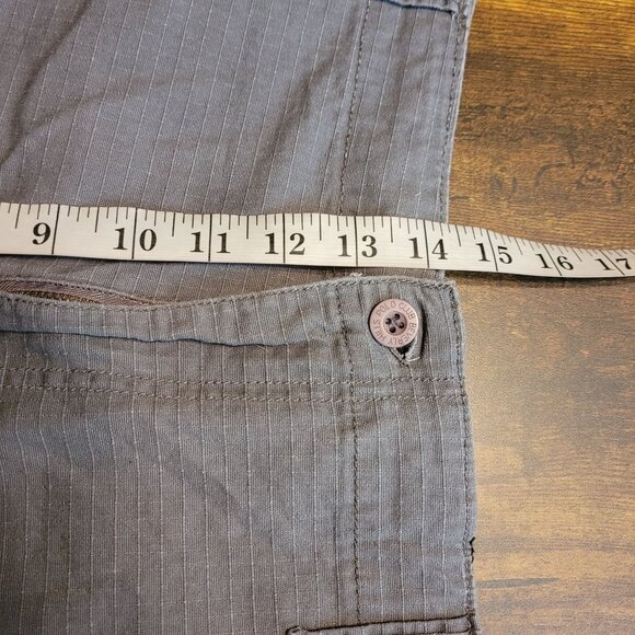 Vtg Beverly Hills Polo Club Rip Stop Cargo Shorts Sz 42 Stretch Y2K Streetwear - Picture 8 of 10